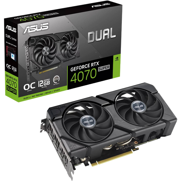 ASUS GEFORCE RTX 4070 SUPER 12GB DUAL OC EDITION