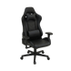 GAMING CHAIR BLACK PU LEATHER | HIGH BACK DESIGN | ADJUSTABLE ARMRESTS | UP TO 150KG CAPACITY