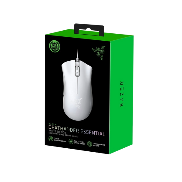 RAZER DEATHADDER ESSENTIAL WIRED - WHITE