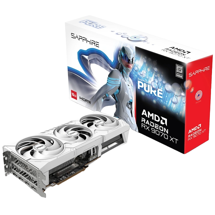SAPPHIRE AMD RADEON RX 9070 16GB PURE OC EDITION