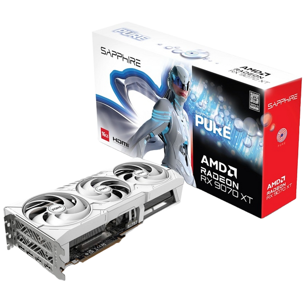 SAPPHIRE AMD RADEON RX 9070 16GB PURE OC EDITION