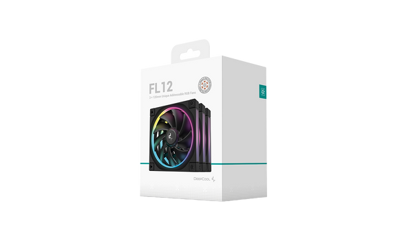 DEEPCOOL FL12 ARGB PACK OF 3 - BLACK