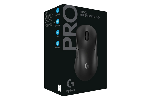 LOGITECH G PRO X SUPERLIGHT 2 DEX WIRELESS GAMING MOUSE