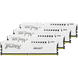 KINGSTON FURY BEAST 128GB (4x32GB) DDR5 5600MHz CL40 - WHITE