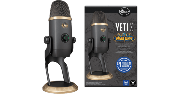 BLUE YETI X WORLD OF WARCRAFT EDITION USB MICROPHONE FOR STREAMING AND PODCAST