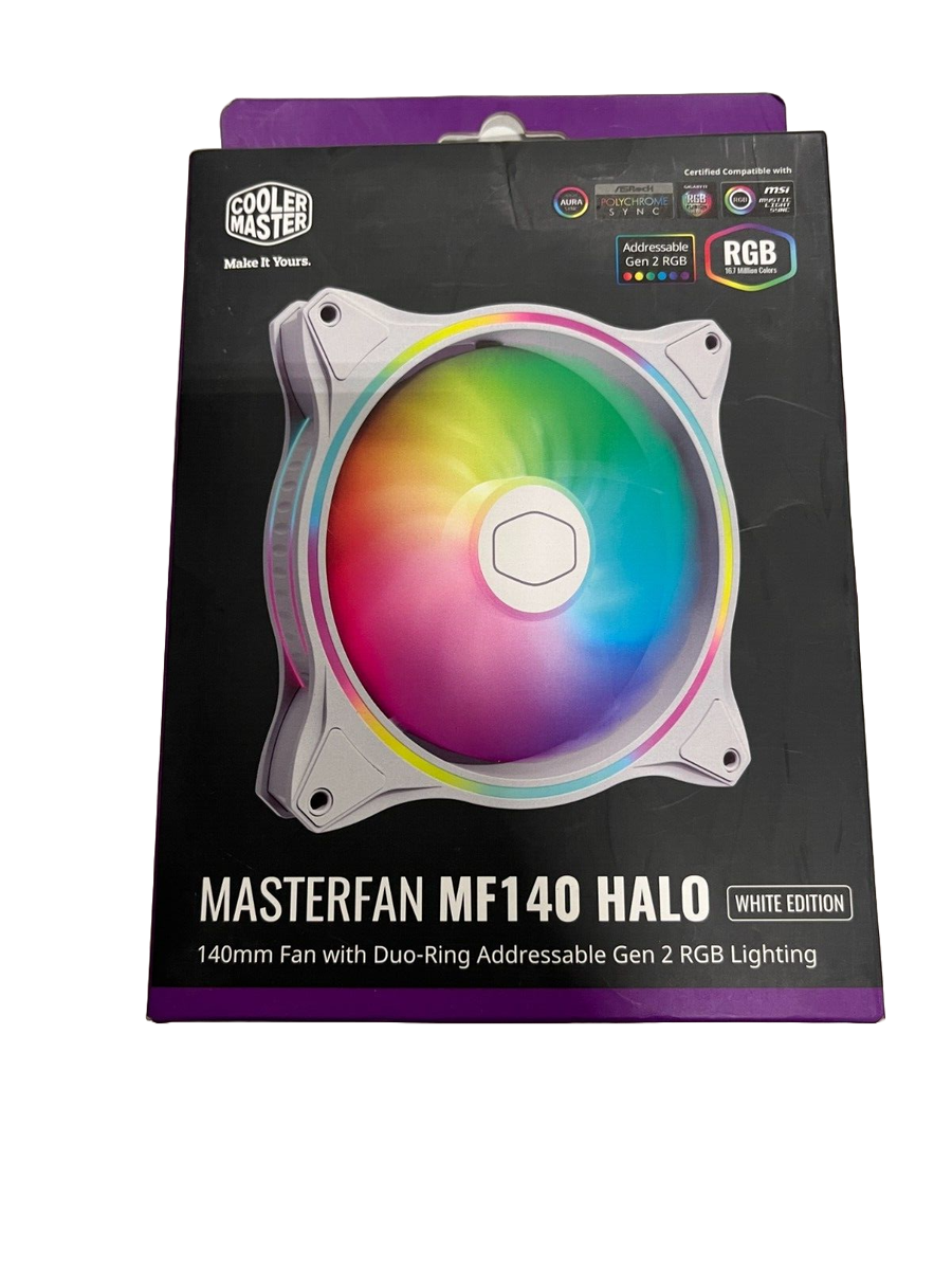 COOLER MASTER MASTERFAN MF120 HALO - WHITE