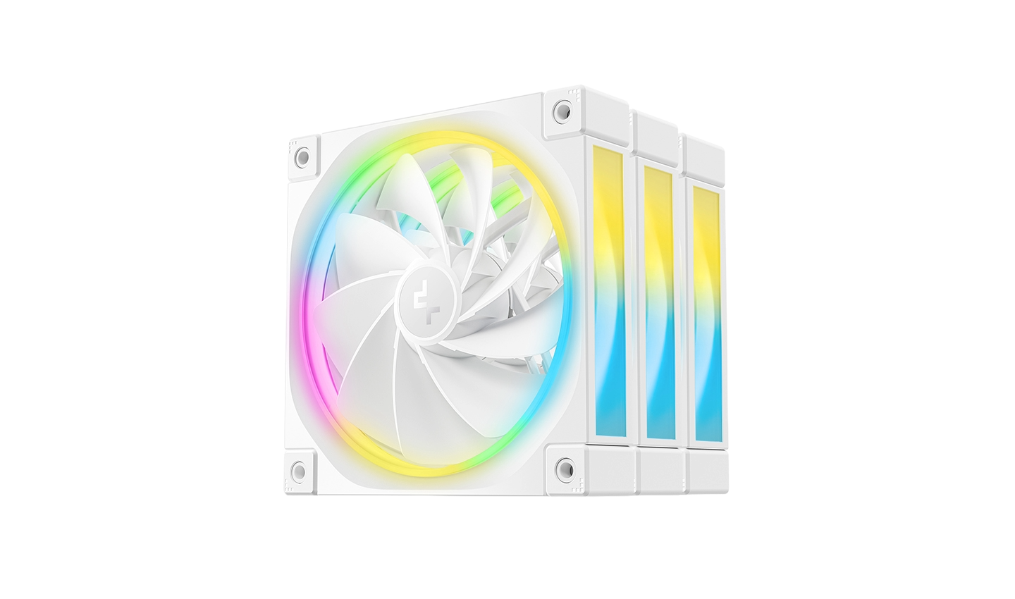 DEEPCOOL FL12R REVERSE BLADE ARGB PACK OF 3 - WHITE