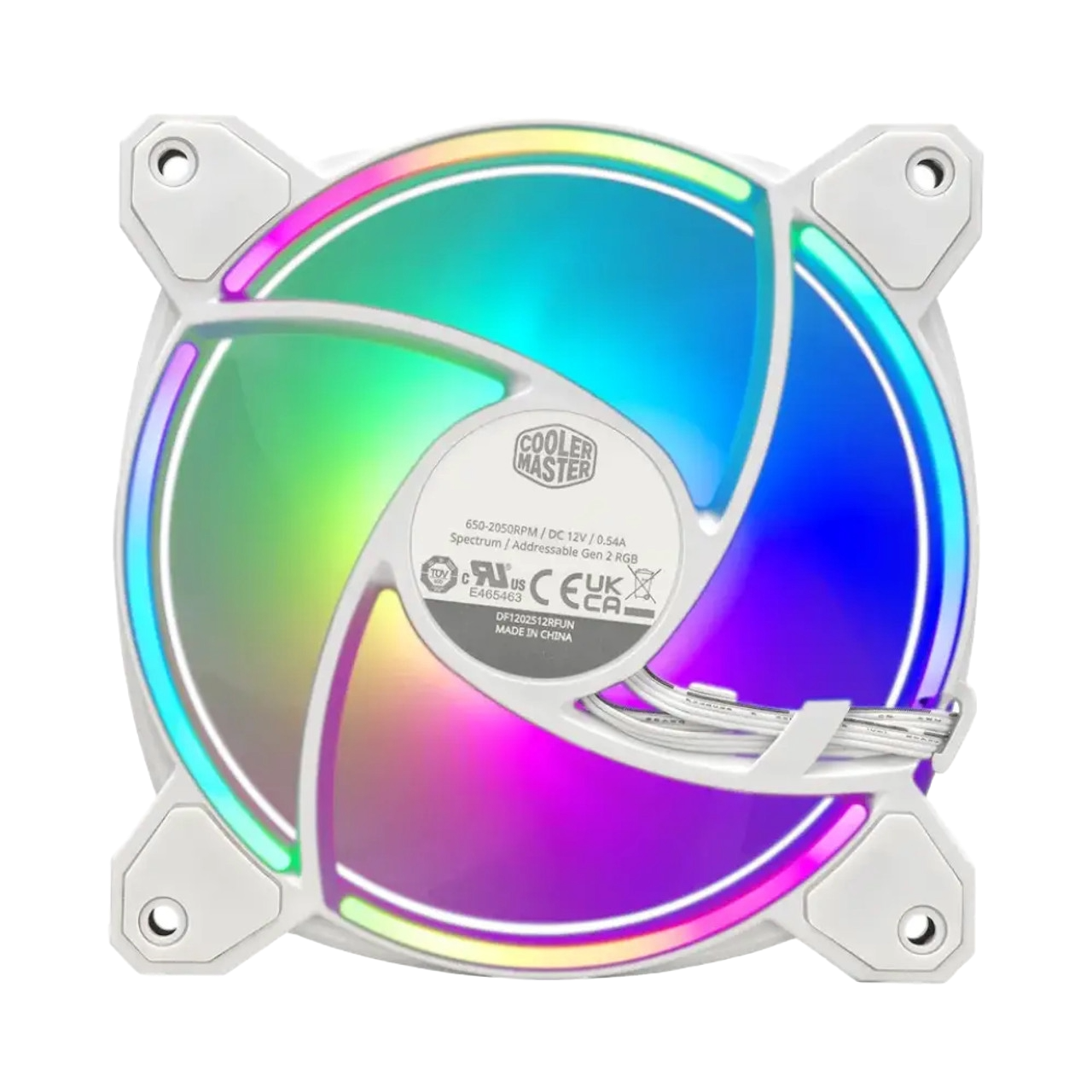 COOLER MASTER MASTERFAN MF120 HALO - WHITE