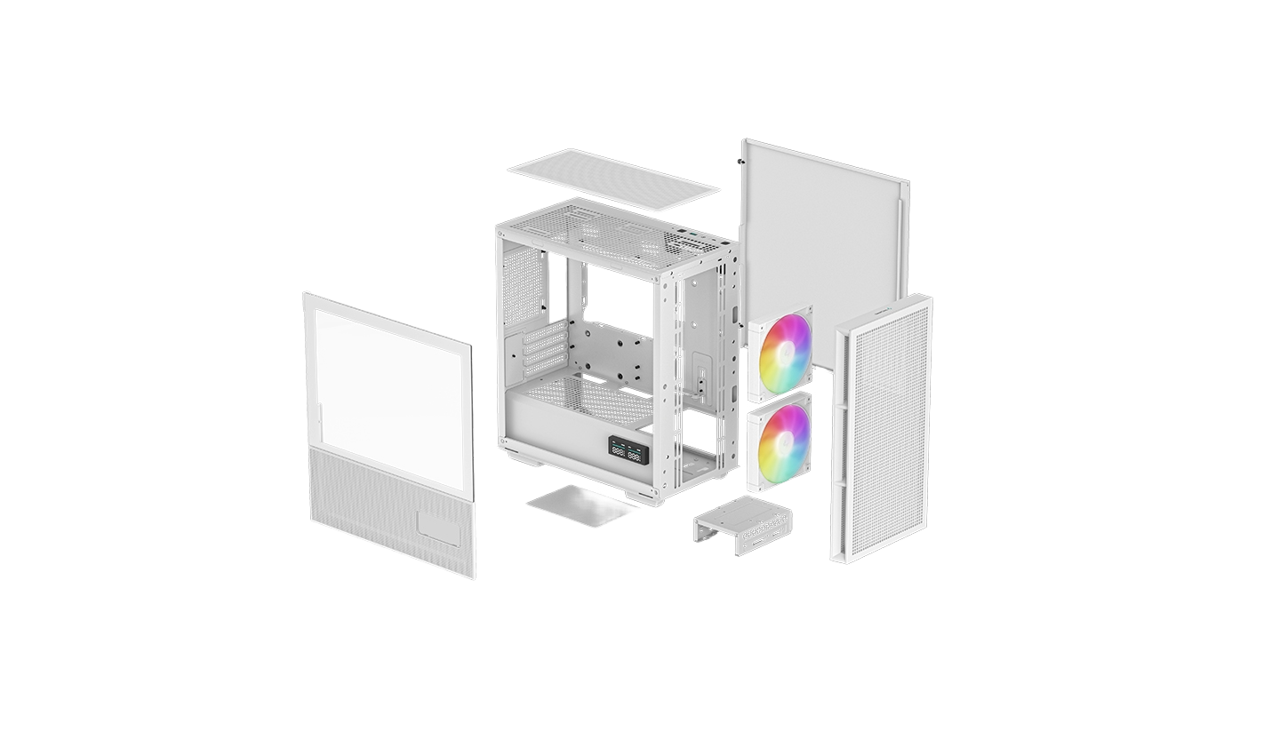 DEEPCOOL CH360 DIGITAL WHITE