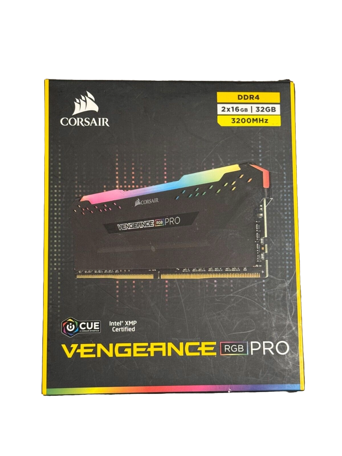 CORSAIR VENGEANCE RGB PRO 32GB (2x16GB) DDR4 3200MHz CL16 - BLACK