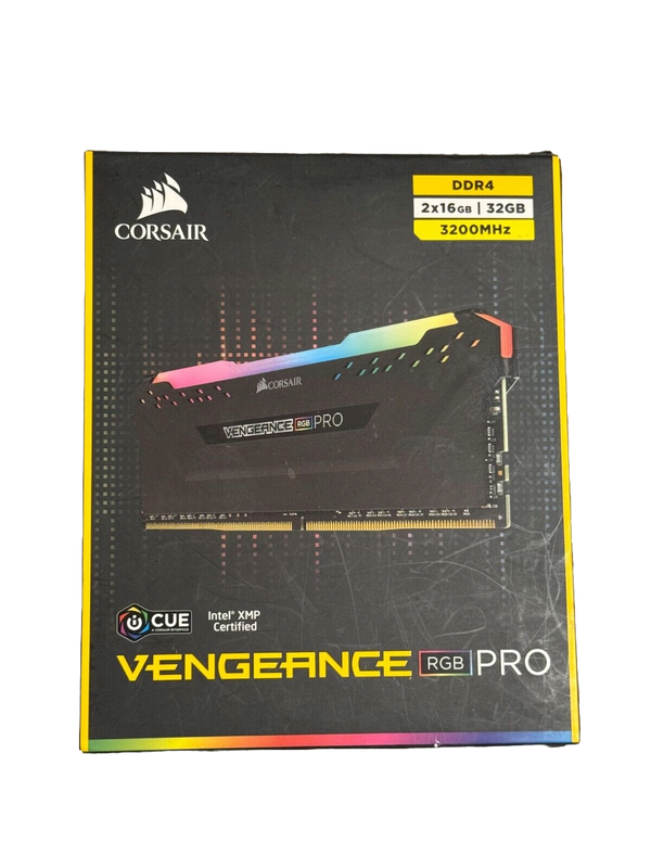 CORSAIR VENGEANCE RGB PRO 32GB (2x16GB) DDR4 3200MHz CL16 - BLACK