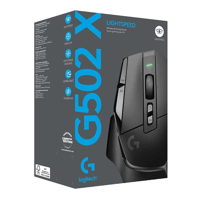LOGITECH G502 X LIGHTSPEED WIRELESS