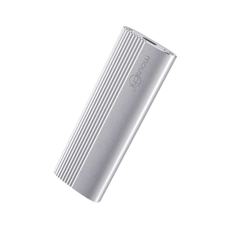 MOUSCHI M.2 NVME &amp; SATA TYPE-C 3.2 EXTERNAL ENCLOSURE