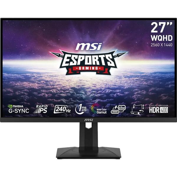 MSI G274QPX 27" WQHD 240HZ 1MS RAPID IPS PANEL