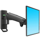 NB F120 GAS SPRING FULL MOTION WALL MONITOR ARM