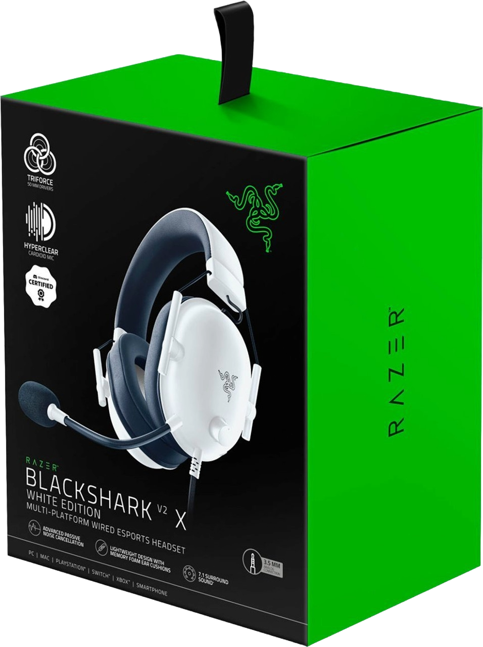 RAZER BLACKSHARK V2 X WIRED - WHITE