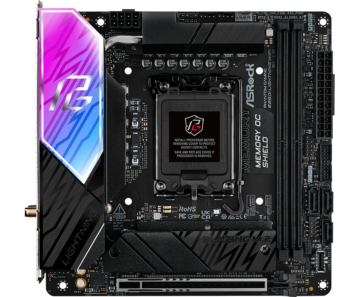 ASROCK B860i LIGHTNING WIFI - INTEL LGA 1851 DDR5