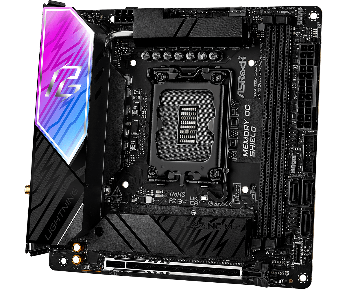 ASROCK B860i LIGHTNING WIFI - INTEL LGA 1851 DDR5