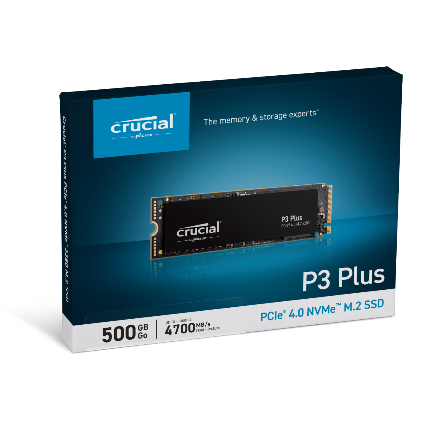 CRUCIAL P3 PLUS 500GB Nvme