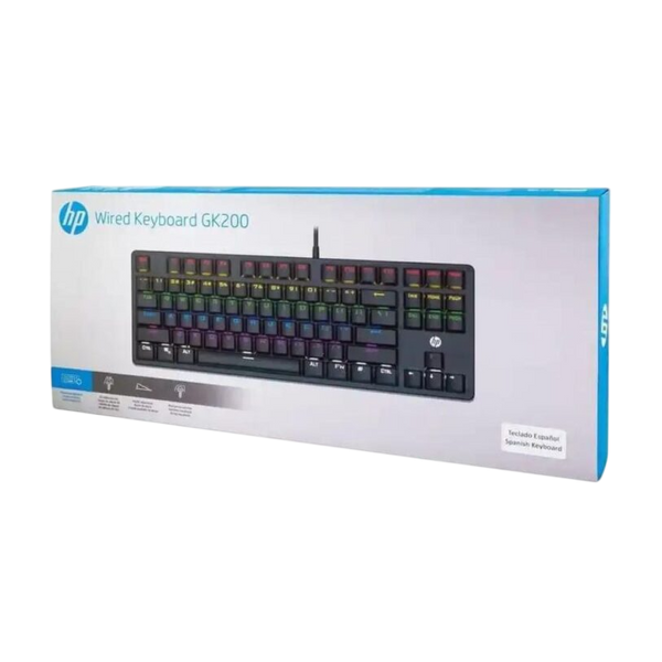 HP GK200 MECHANICAL RGB KEYBOARD - BLUE SWITCHES