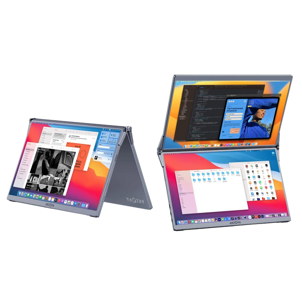 ARZOPA E1 15.6" DUAL IPS 60Hz FULL HD PORTABLE DUAL MONITOR