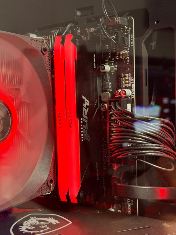 GAMING PC - INTEL CORE I5 12400F - 16GB DDR4 RAM - MSI PRO B760M-B - 500GB NVME - RTX 3070 8GB - 750W