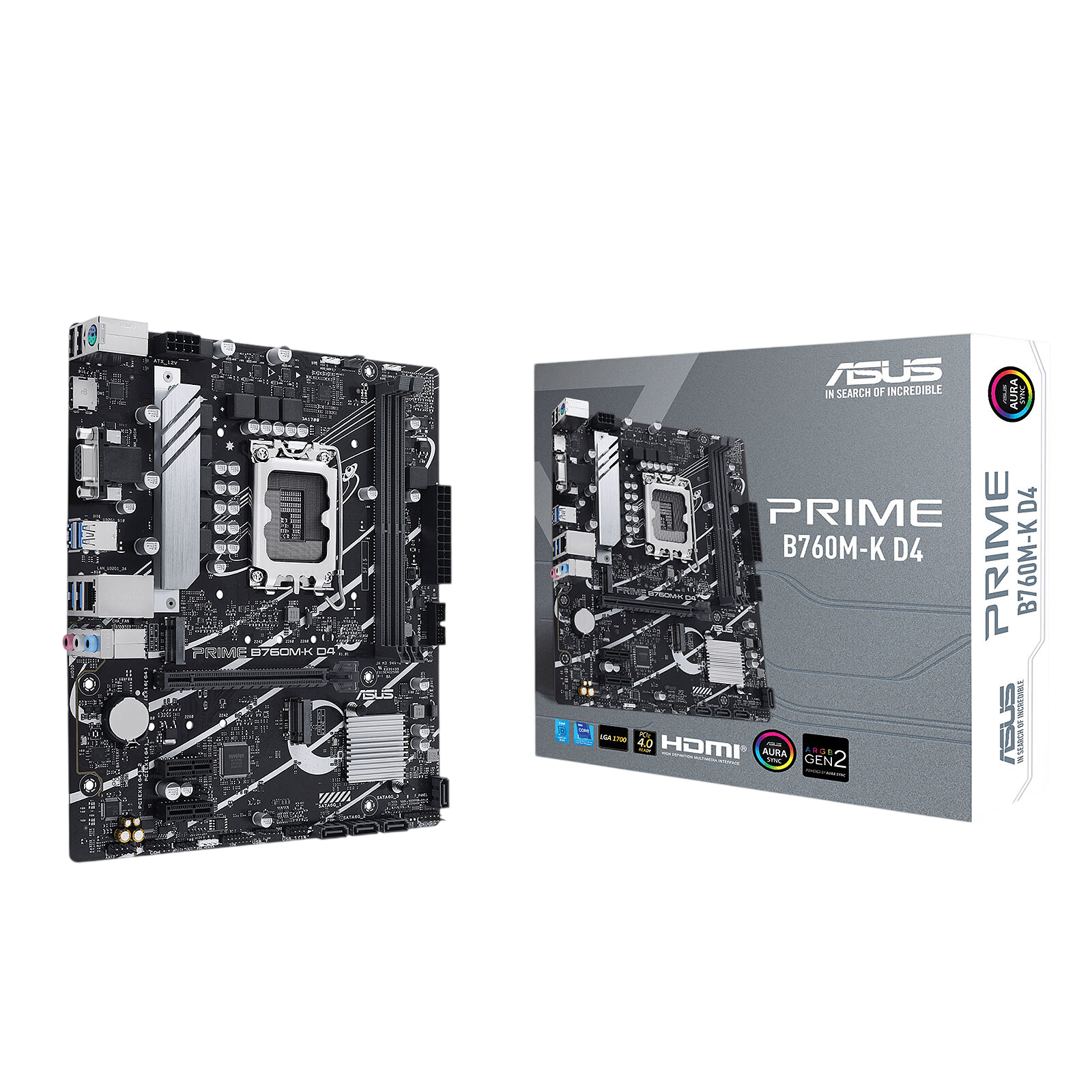 ASUS PRIME B760M-K D4 - INTEL LGA 1700 DDR4