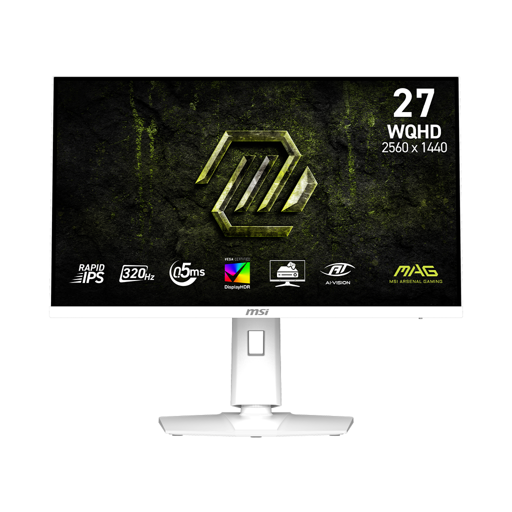 MSI 274QRFW X32 27" WQHD 320HZ 0.5ms IPS PANEL - WHITE