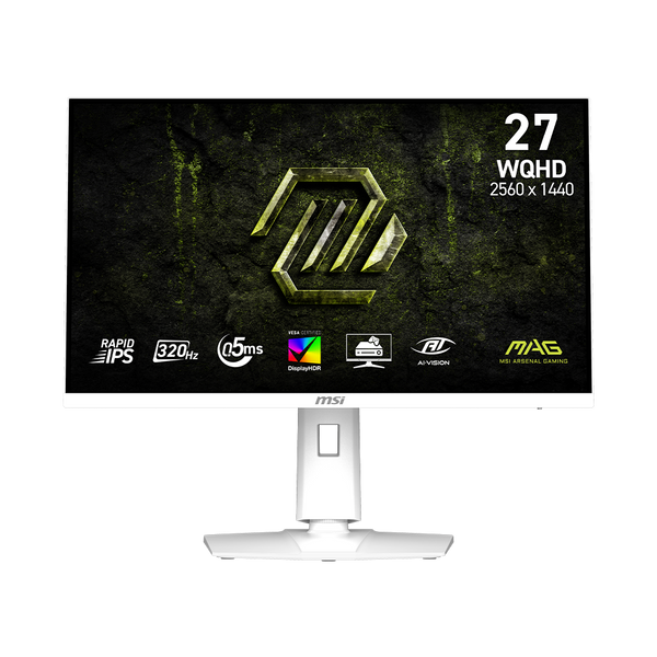 MSI 274QRFW X32 27" WQHD 320HZ 0.5ms IPS PANEL - WHITE