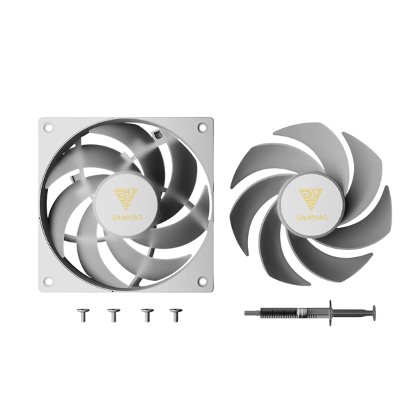 GAMDIAS NOTUS M1-1201 ARGB PWM FAN - WHITE