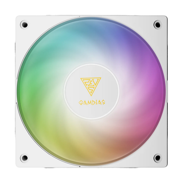 GAMDIAS NOTUS M1-1201 ARGB PWM FAN - WHITE