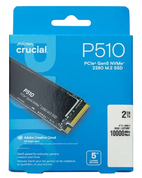 CRUCIAL P510 2TB Nvme