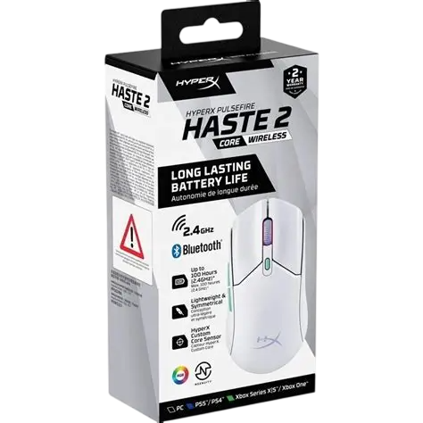 HYPERX PULSEFIRE HASTE 2 CORE WIRELESS - WHITE