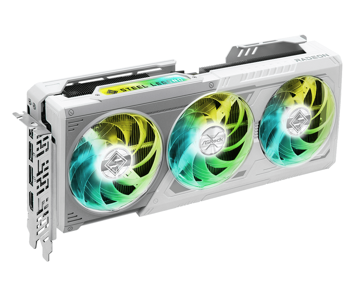 ASROCK AMD RADEON RX 9070 XT 16GB STEEL LEGEND