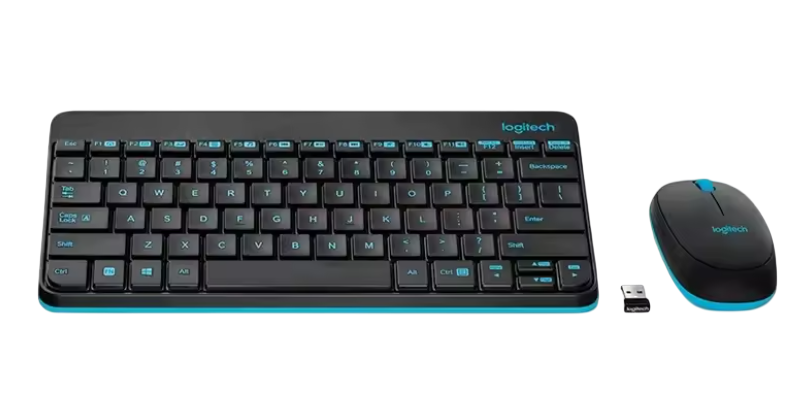 LOGITECH MK245 NANO BLACK BLUE WIRELESS
