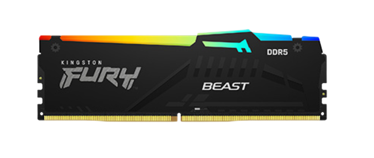 KINGSTON FURY BEAST RGB 32GB DDR5 6000MHz CL36 - BLACK