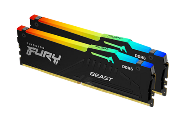 KINGSTON FURY BEAST 16GB (2x8GB) DDR5 5200MHz CL40 - BLACK