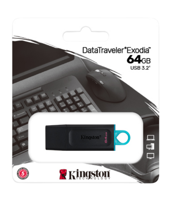 KINGSTON 64GB DATA TRAVELER EXODIA USB 3.2