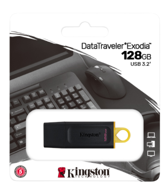 KINGSTON 128GB DATA TRAVELER EXODIA USB 3.2