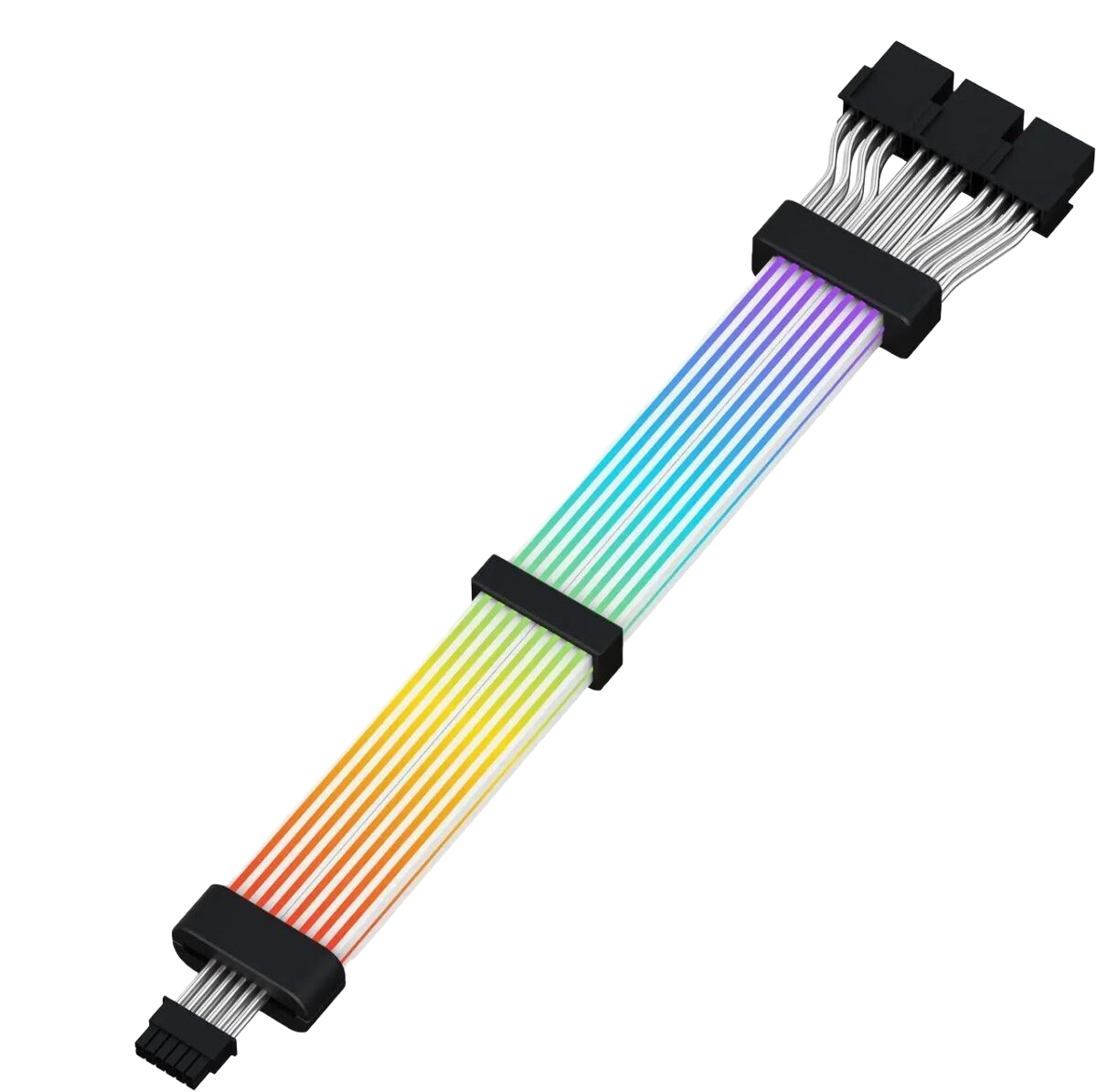 ASIA HORSE STRIMMER SINGLE SR 3 x 8PIN TO 16PIN ARGB - BLACK