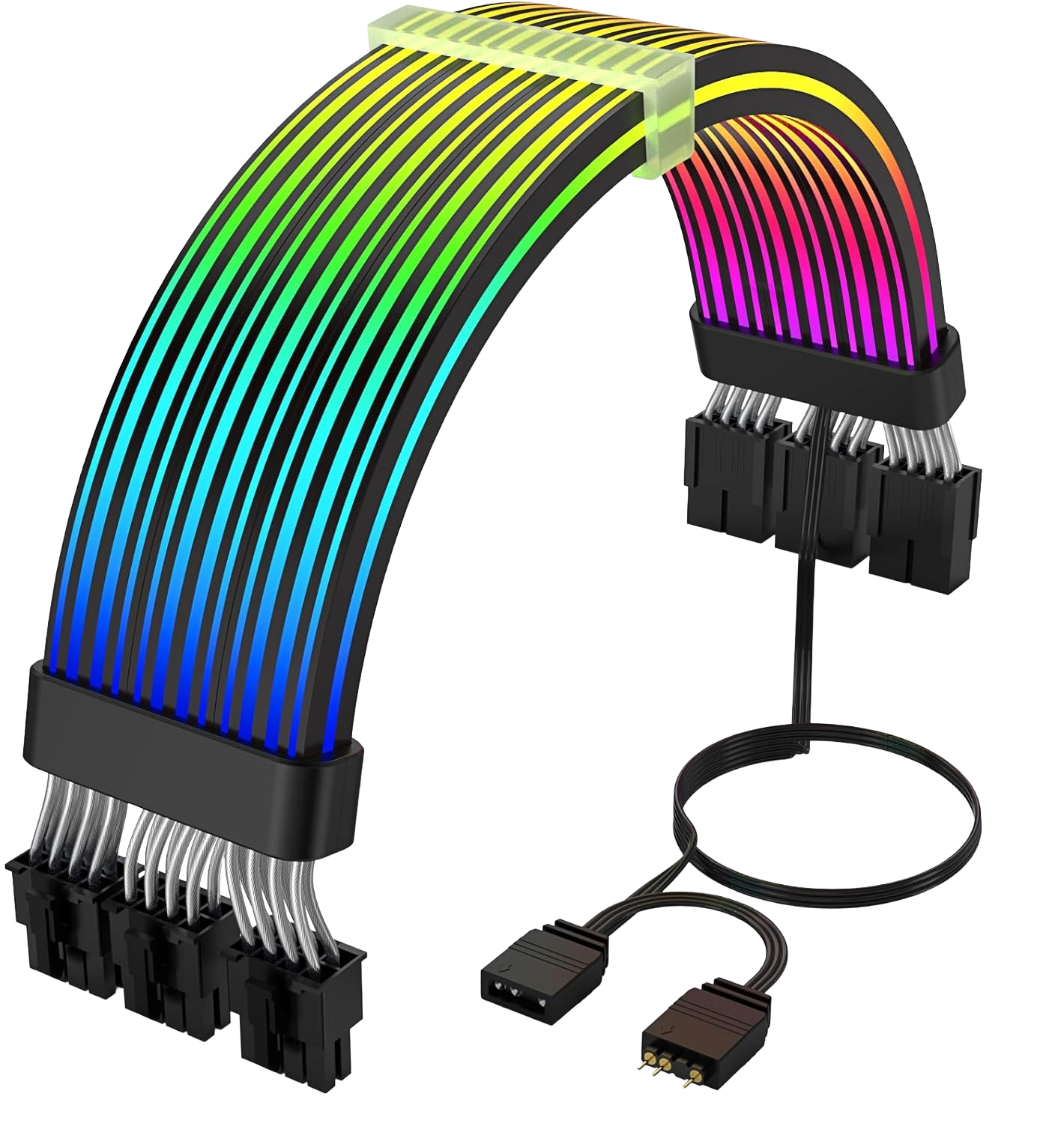 ASIA HORSE STRIMMER SINGLE SR 3 x 8PIN ARGB - BLACK