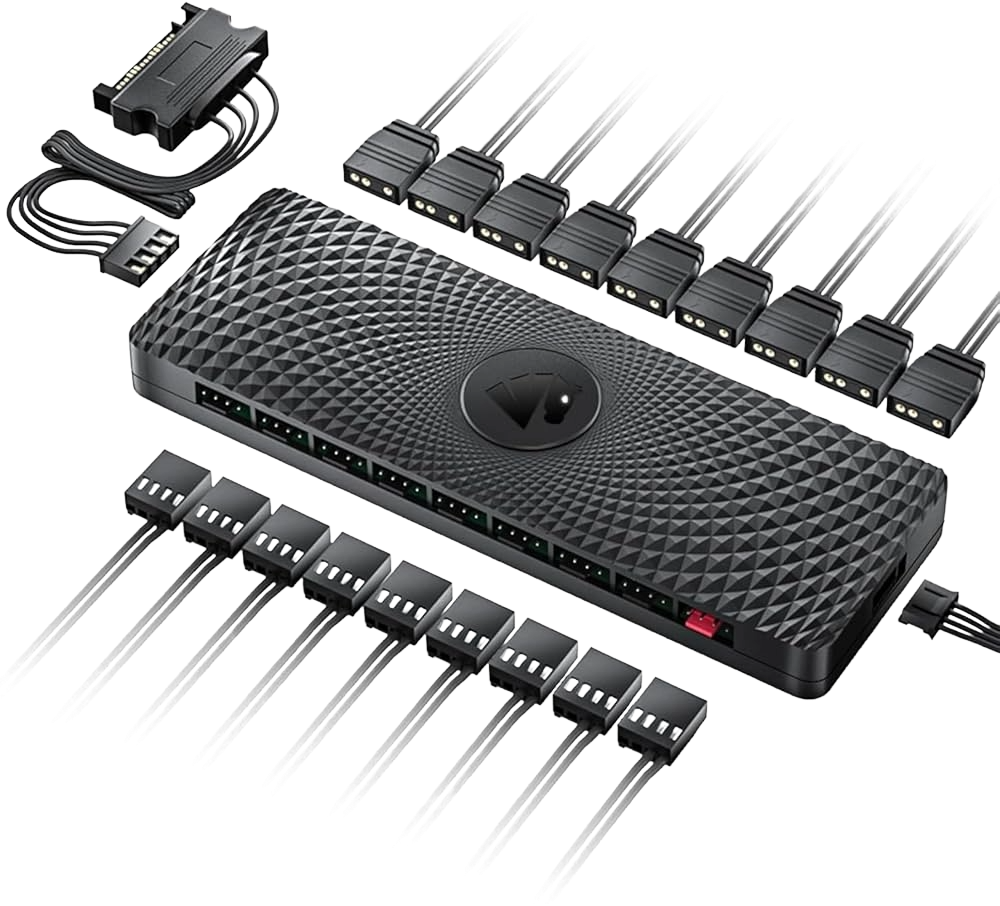 ASIA HORSE ZEZZIO 9 PORTS FAN AND ARGB HUB