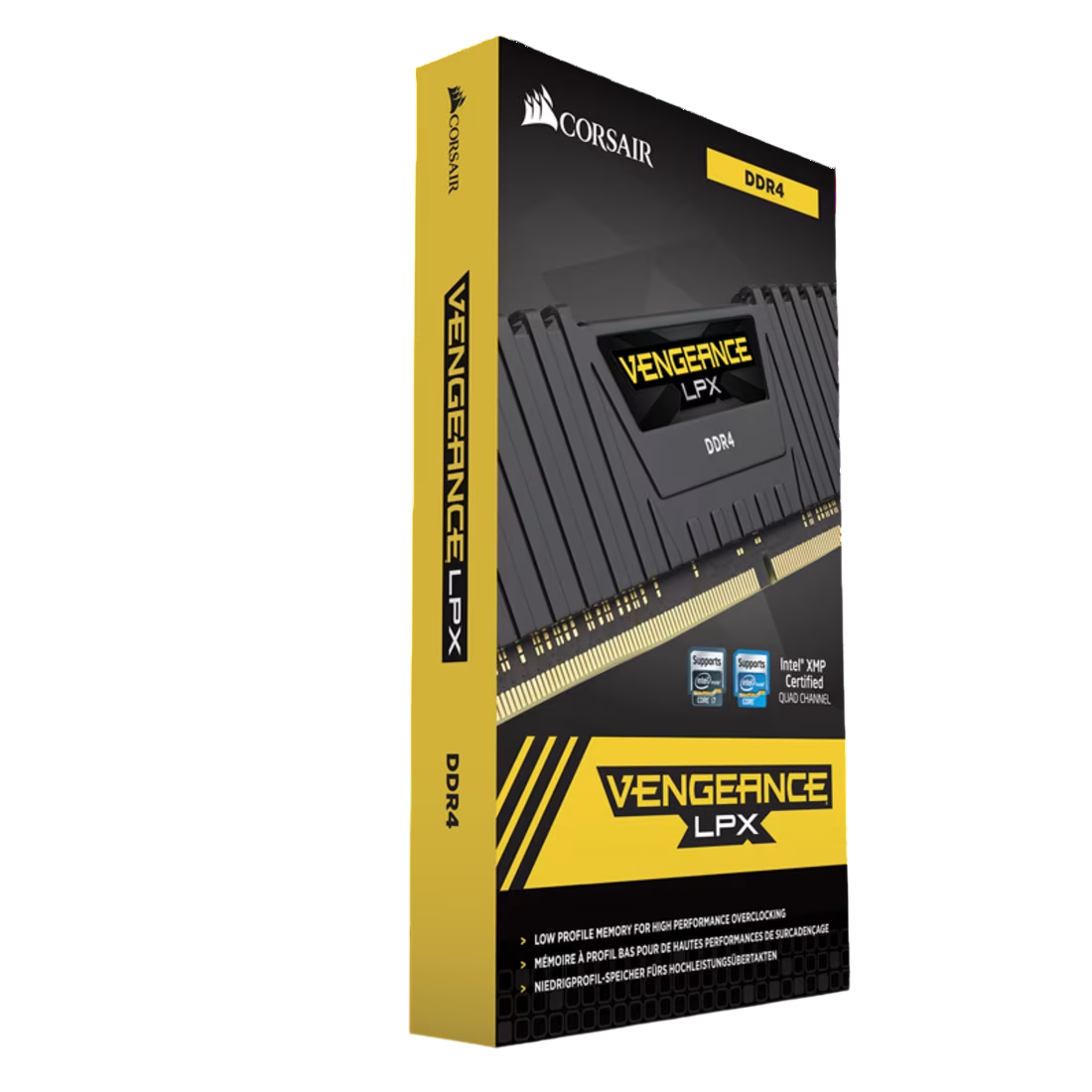 CORSAIR VENGEANCE LPX 64GB (4x16GB) DDR4 2666MHz CL16 - BLACK