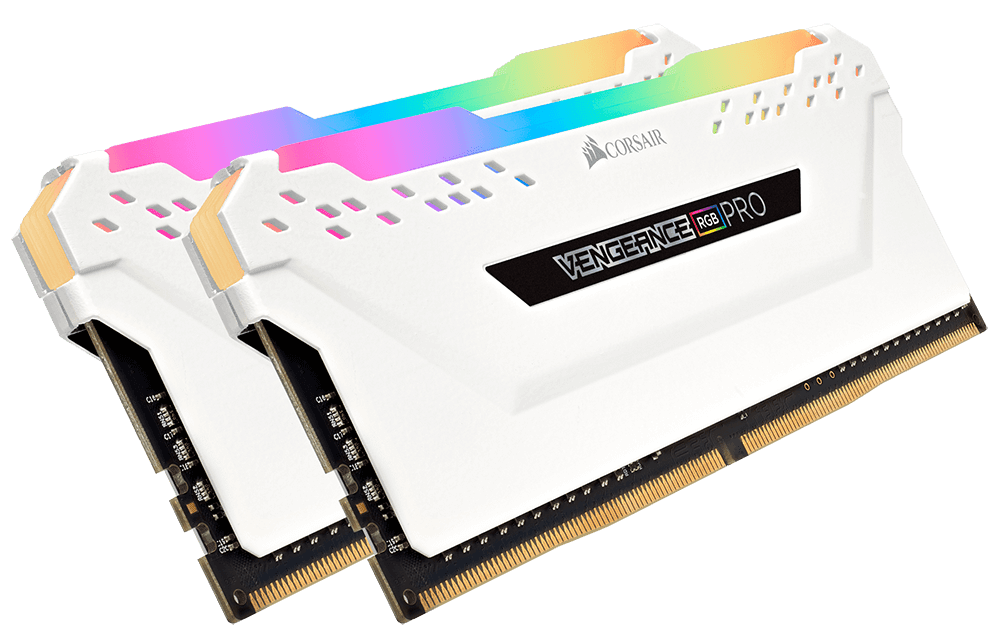 CORSAIR VENGEANCE RGB PRO 16GB (2x8GB) DDR4 3200MHz CL16 - WHITE