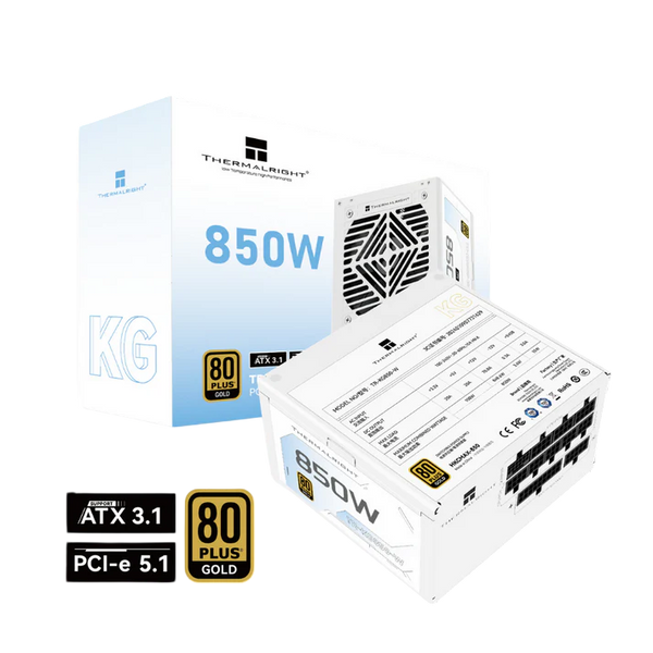 THERMALRIGHT KG 850W 80 PLUS GOLD ATX 3.1 FULLY MODULAR - WHITE