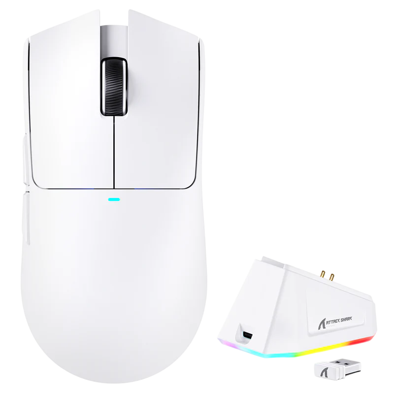 ATTACK SHARK X11 WIRELESS - WHITE