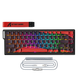 ATTACK SHARK X68 PRO HE - BLACK RED CONTOURS