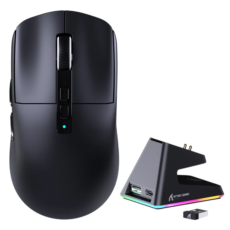 ATTACK SHARK X6 LIGHTWEIGHT WIRELESS - BLACK