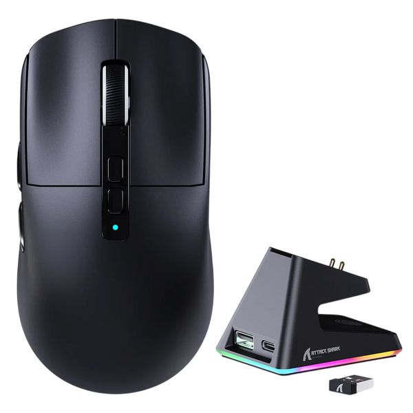 ATTACK SHARK X6 LIGHTWEIGHT WIRELESS - BLACK