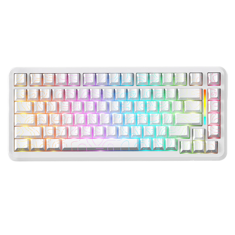 ATTACK SHARK X82 PRO HE - WHITE CONTOURS